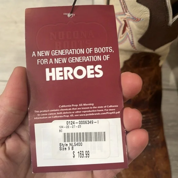 Nocona Cowboy Boots Hero Collection - Picture 7 of 7